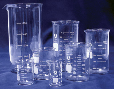 【中福实验】低型烧杯 低形烧杯3000ml 化学测量仪器