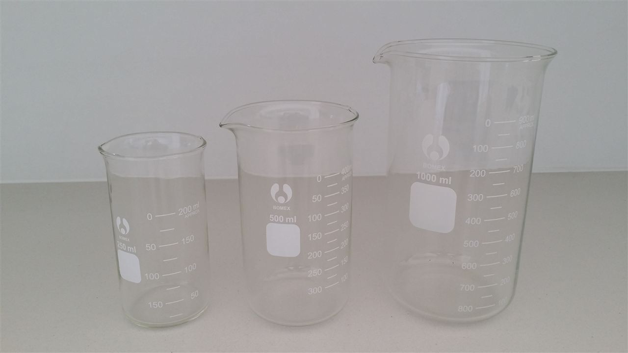 【中福实验】高型烧杯 高形烧杯 玻璃容器50ml