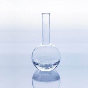 【中福实验】细口长颈平底烧瓶 玻璃烧瓶50ml