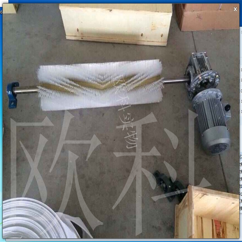 滚刷清扫器 尼龙滚刷清扫器 螺旋毛刷电动清扫器