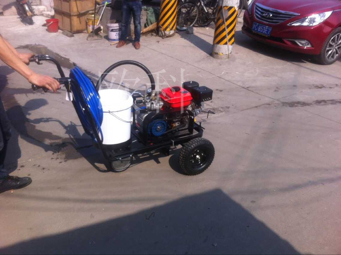 手推冷喷划线机 常温道路划线机 
