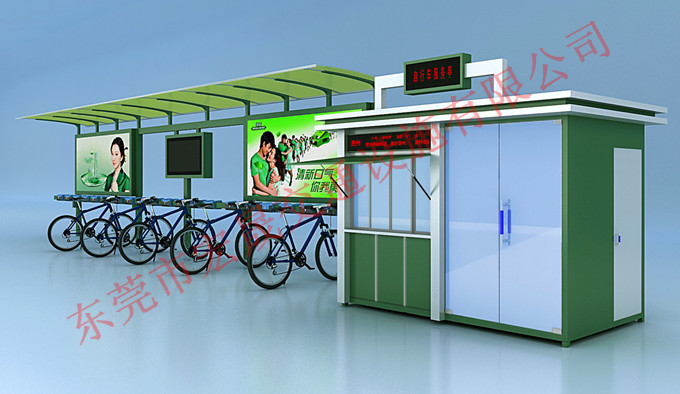 吉安市的公共自行车亭棚的厂家，结构和款式介绍