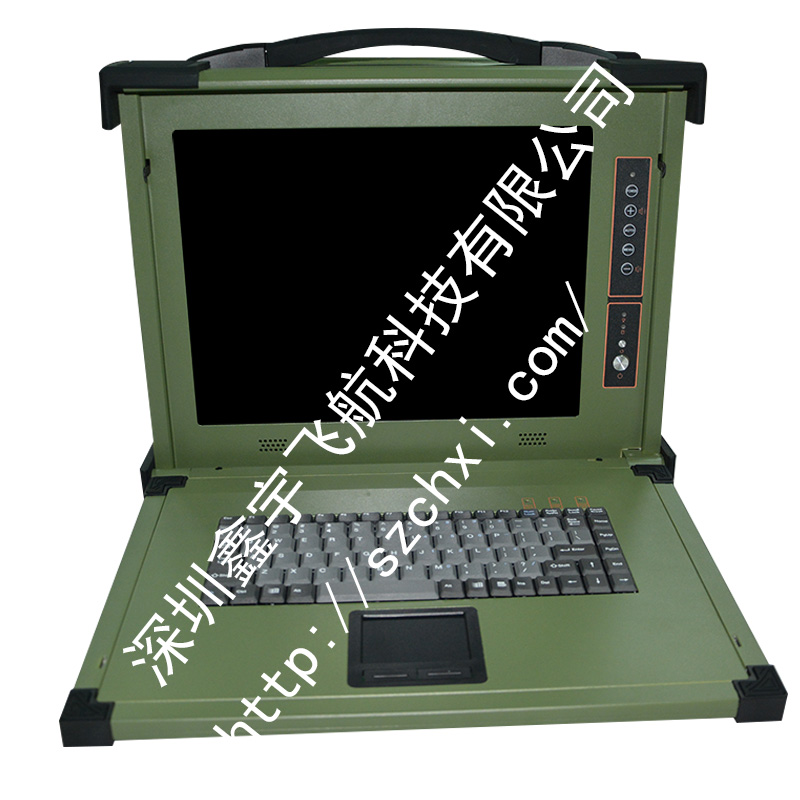 4U工业便携机定制军工电脑机箱便携式工控一体视频采集加固笔记本