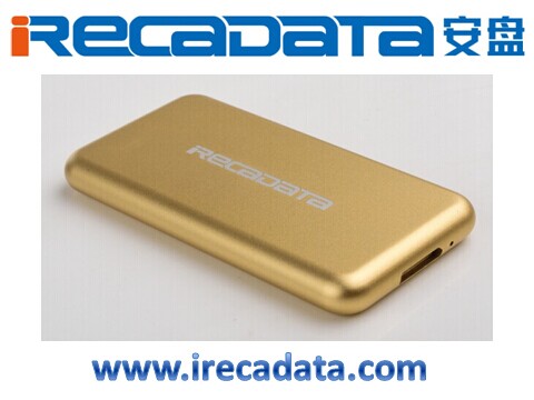 iRD-U3A1 128GB 琥珀金 移动存储革命者-安盘 SSD固态移动存储