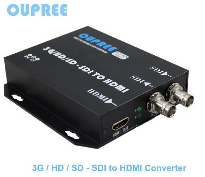 欧柏锐OPR-SH105P新款SDI转HDMI/DVI转换器 1080P环路视频2U机箱