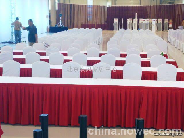 北京酒店台布定做印字桌布会议台呢会所椅套餐垫定做展会桌布宴会厅沙发套