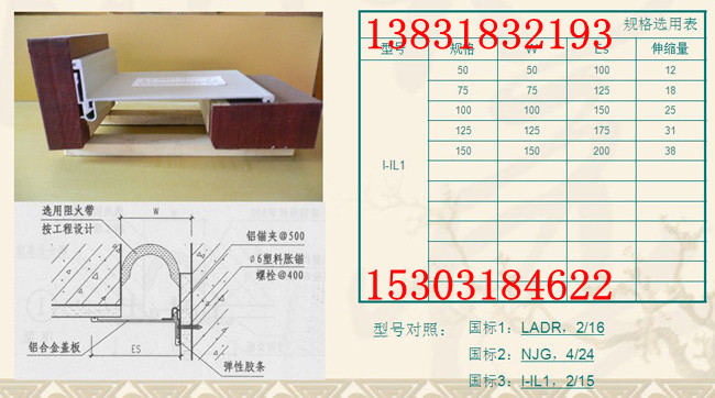 石家庄变形缝销售安装本地生产国标04CJ01图集变形缝