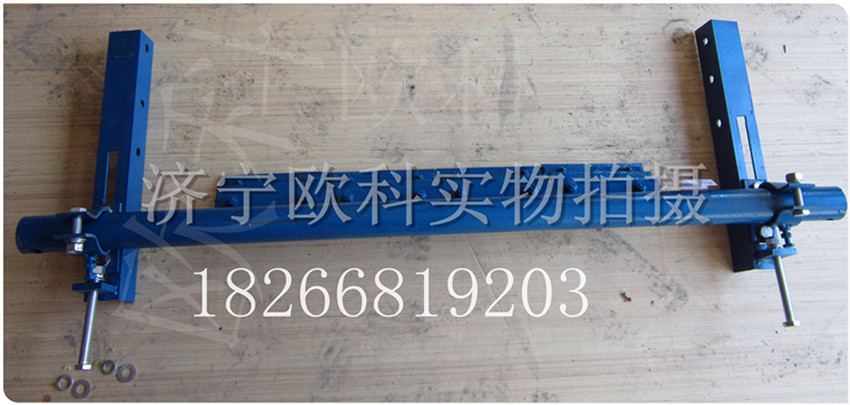 二道橡胶材质清扫器  输送机专用二道合金清扫器