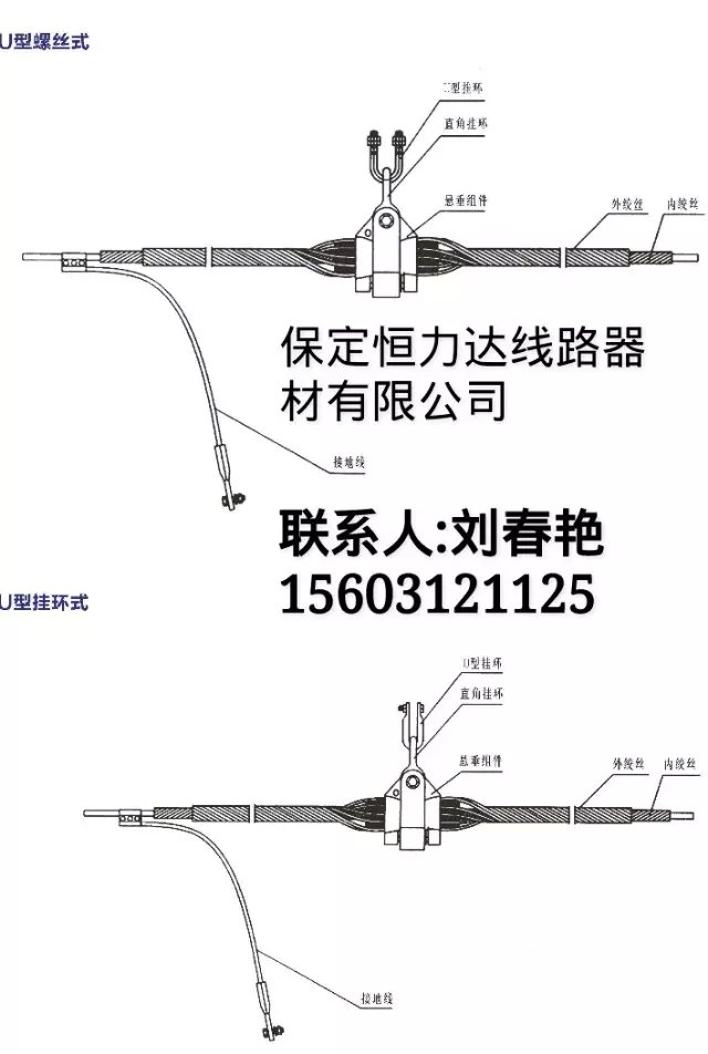 各种缆径用ADSS光缆悬垂线夹多少钱