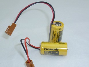 正品松下 Panasonic BR-2/3A 3V电池 带插头 PLC 工控电池