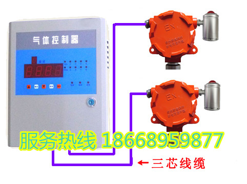 分体式溴化氢报警器装置,在线监控气体泄漏声光报警