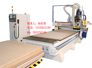 青岛奥硕多层板板式家具全自动数控木工雕刻机厂家