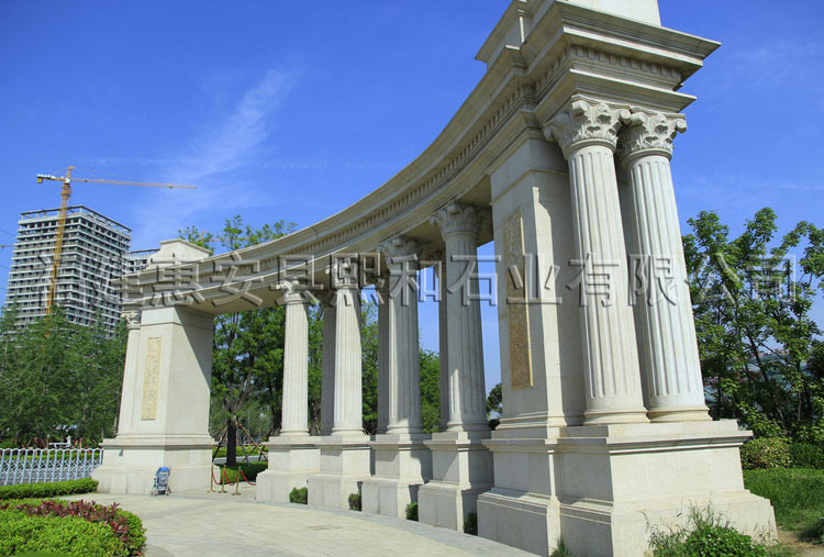 室外罗马柱 科林斯柱式 多立克柱式 爱奥尼克式 大理石雕刻高品质