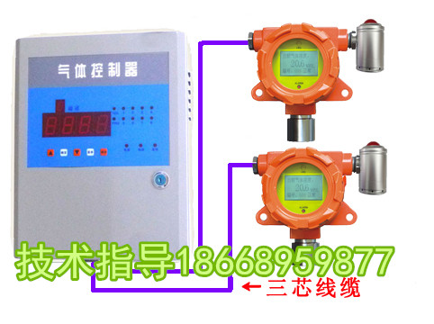 实时检测氟气泄漏报警器 有毒气体探头安装高度