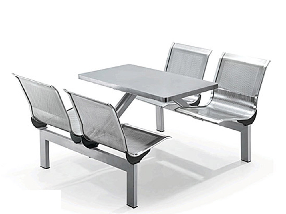 供应、批发更高折扣的不锈钢餐桌椅,快餐桌椅的详细说明