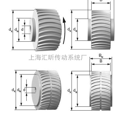 BRECO BRECOFLEX同步带轮BAT15和BATK15系列最新规格尺寸表