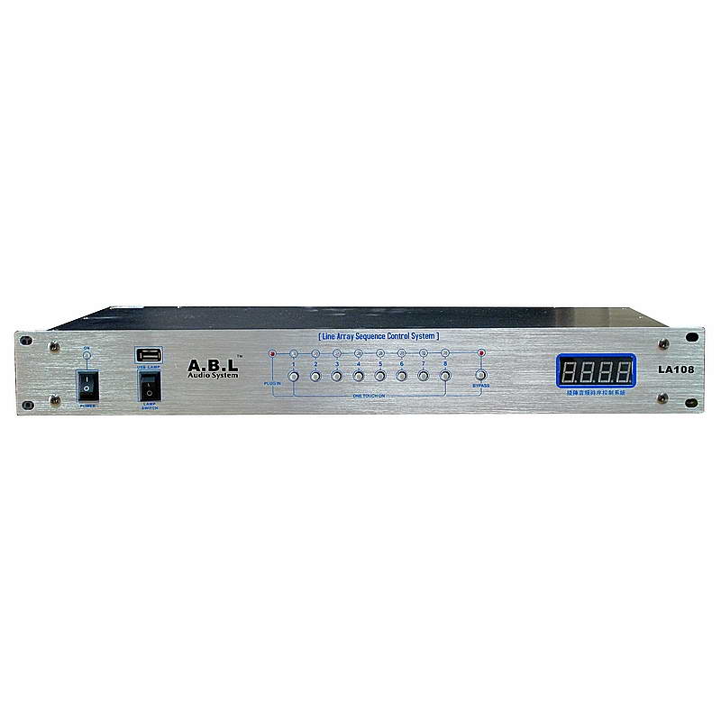 ABL 安保利 LA108 8路 电压显示表 大功率线阵 电源时序器 效果器 