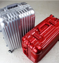 24寸拉杆箱铝框镁合金属旅行箱PC时尚铝框托运箱男万向轮女行李箱