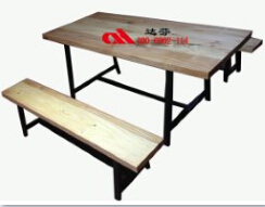 达芬家具实木大板餐桌椅,实木长凳