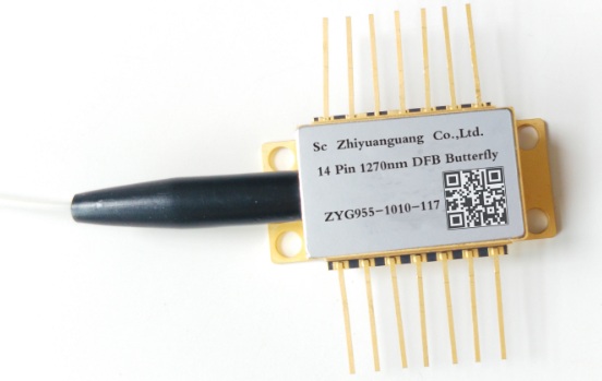 致远光科技ZYG 1270nmDFB单纵模窄线宽激光器  高功率光输出  带驱动电路