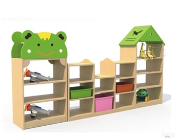 攀枝花幼儿园玩具柜书包柜设计生产实木幼儿园家具