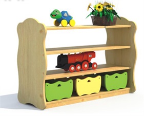 绵阳幼儿园玩具柜书包柜设计生产实木幼儿园家具
