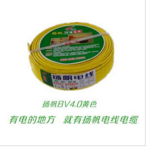 供应 厂家直销 加工定制 优质电线电缆 BV4.0平方