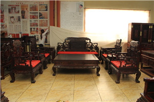 大红酸枝沙发 红木客厅家具款式 专为高档别墅制定