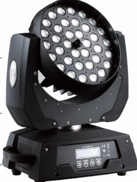 寰视照明专业生产36X10W LED摇头染色灯