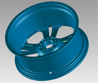 轮毂三维扫描数据案例