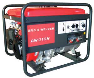 AW210国际久保汽油发电电焊机