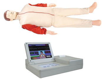 大屏幕液晶彩显高级电脑心肺复苏模拟人YR/CPR906