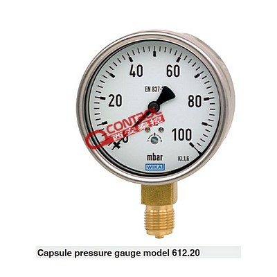 WIKA 612.20.100膜盒压力表