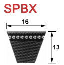 Optibelt欧皮特窄V三角带SPB=16*13系列型号及单价