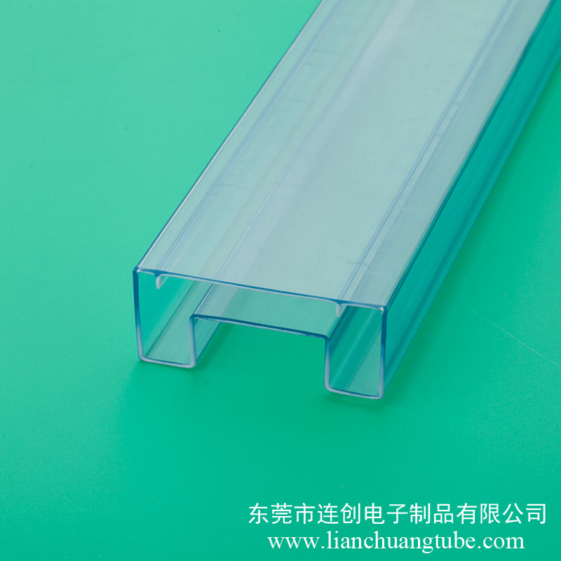 可重复使用ic包装管 高坚韧度慈溪塑料三极管包装管