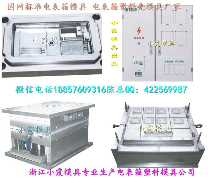 放心模具国网标准三相电表箱注塑模具专业做