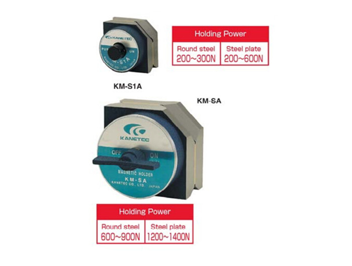 【中国总代理】KANETEC日本强力KM-S13六角磁性座 焊接固定座