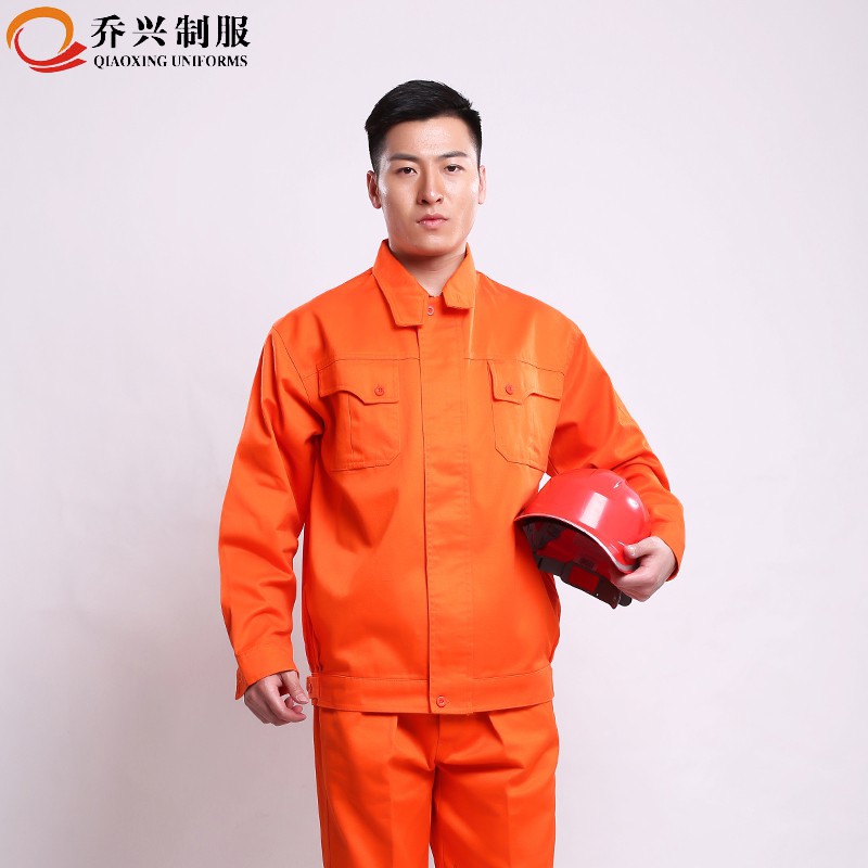 青岛工作服厂家_全棉阻燃防护服套装批发