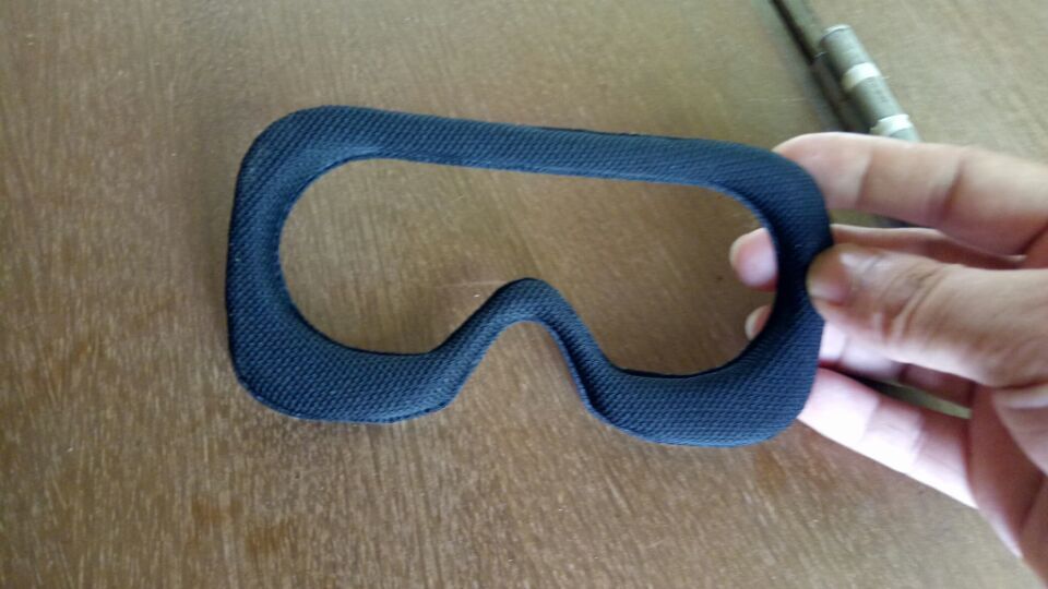 厂家专业订做高周波热压布眼罩VR迷你3D眼罩