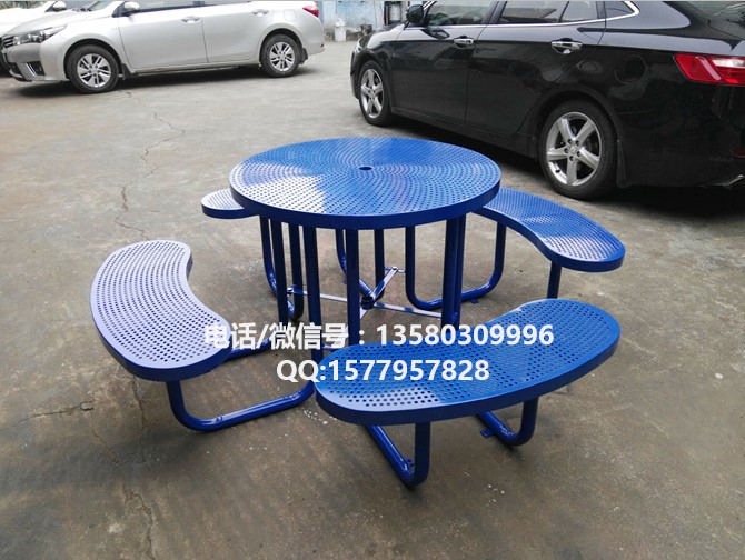 铁质休闲座凳 室外园林桌椅组合可来图订制