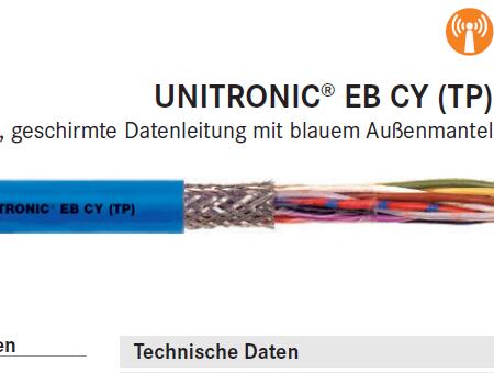 LAPPKABEL UNITRONIC EB CY (TP)屏蔽型数据传输电缆