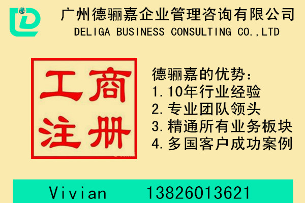 广州外商投资公司注册工商注册 德骊嘉一站式专业代办服务