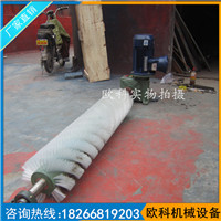尼龙滚筒刷清扫器 水泥厂滚刷清扫器