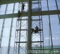 广州高空幕墙玻璃安装更换-幕墙玻璃开窗