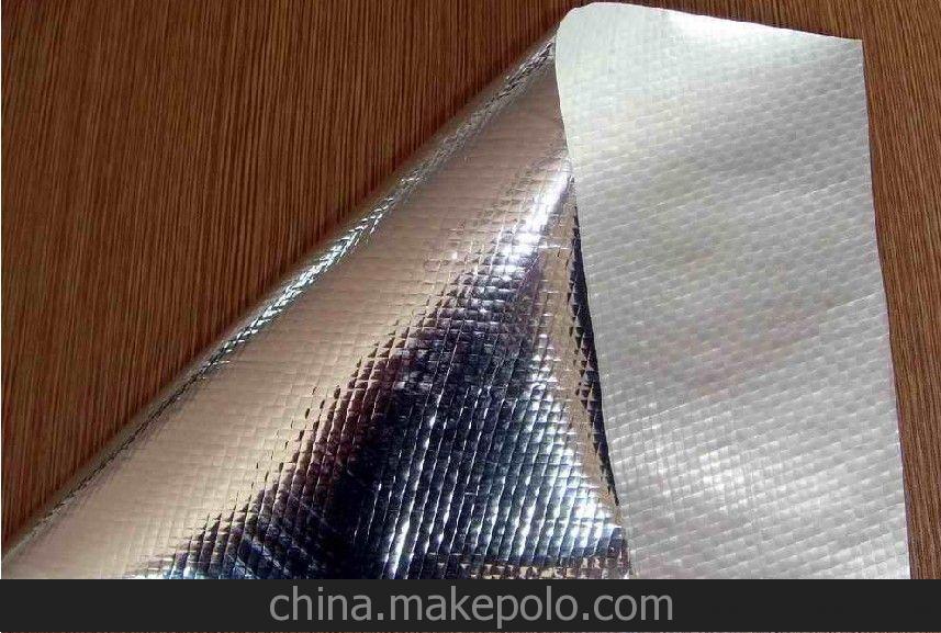 厂家生产镀铝膜编织布隔热 编织布PE复合材料