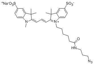 Sulfo-Cyanine3 azide，Cyanine7 alkyne