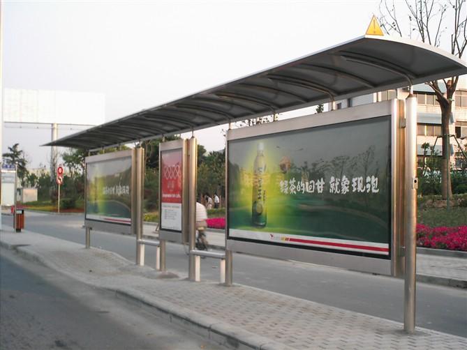 公交站台有机玻璃制造博川品牌河南供应商