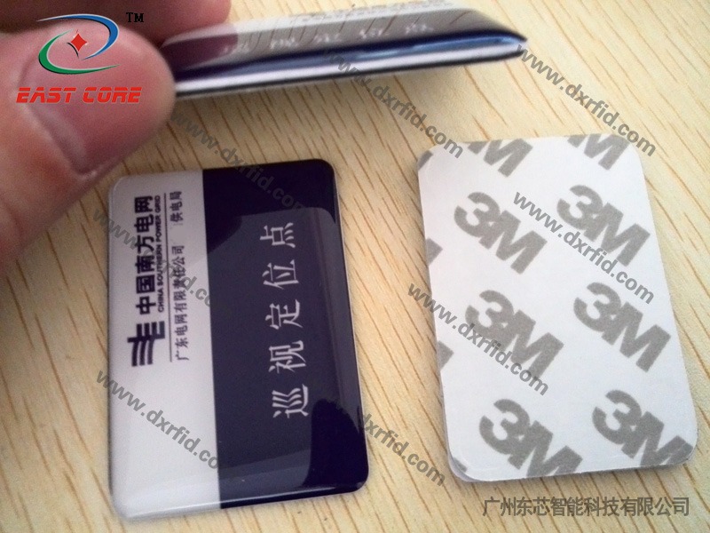 智能卡滴胶印刷  ICODE-X抗金属电力巡视 电子标签 50*35*3mm