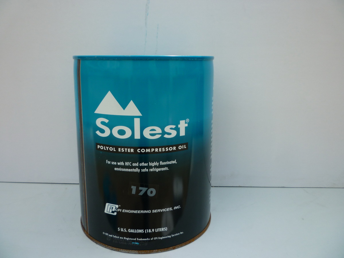 原装美国CPI牌SOLEST170环保冷媒专用螺杆机冷冻油