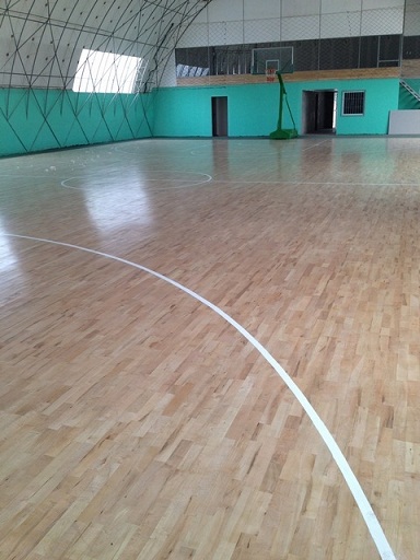 西安体育木地板 运动木地板厂家 篮球场木地板安装